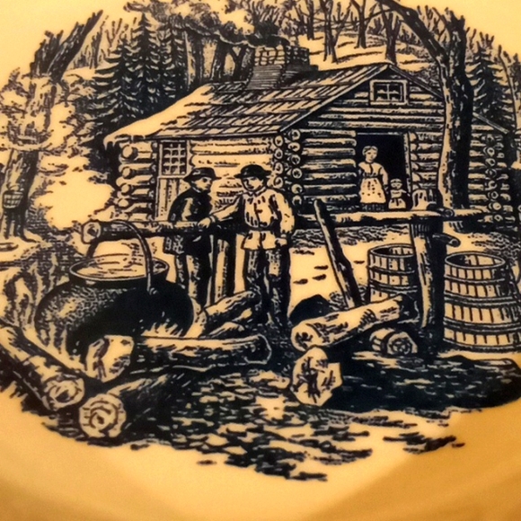 VTG- Currier & Ives by Royal Maple Sugaring- 2 Bowl Bundle - Picture 4 of 11